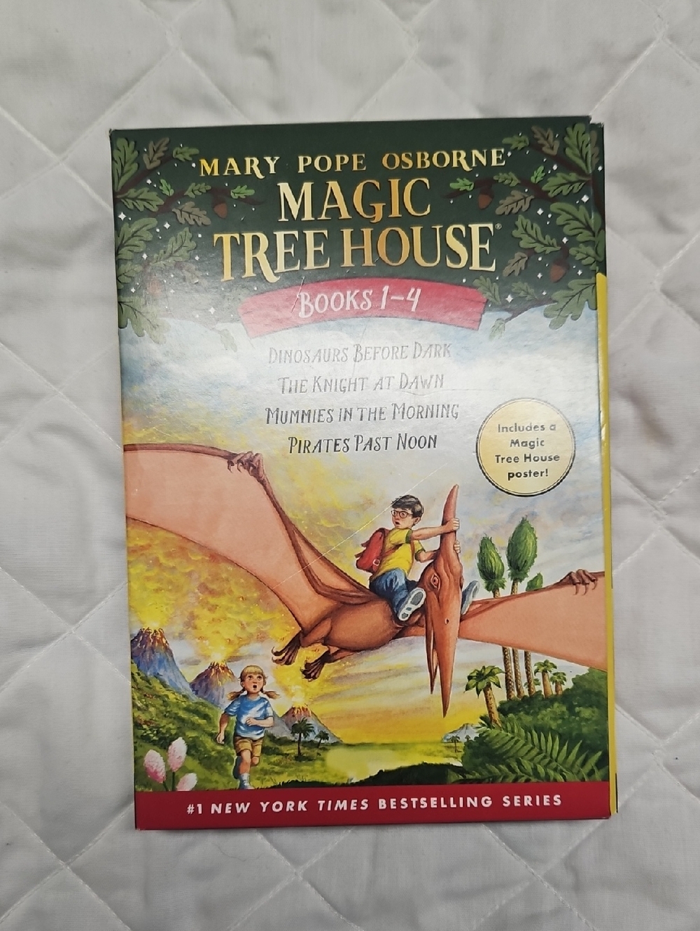 Magic Tree House Books 1-4 Boxed Set - Green & Yellow Cover